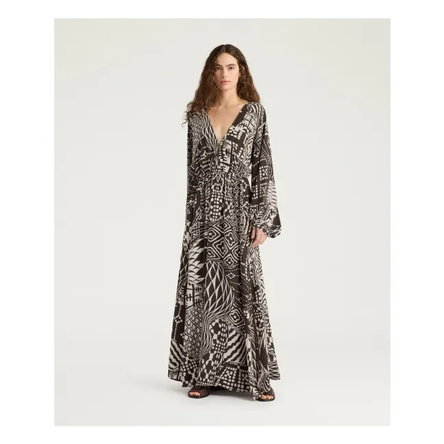 Robe Francisco Soie | Chocolat