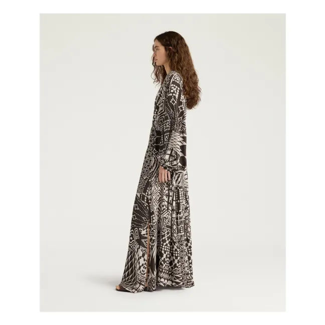 Robe Francisco Soie | Chocolat