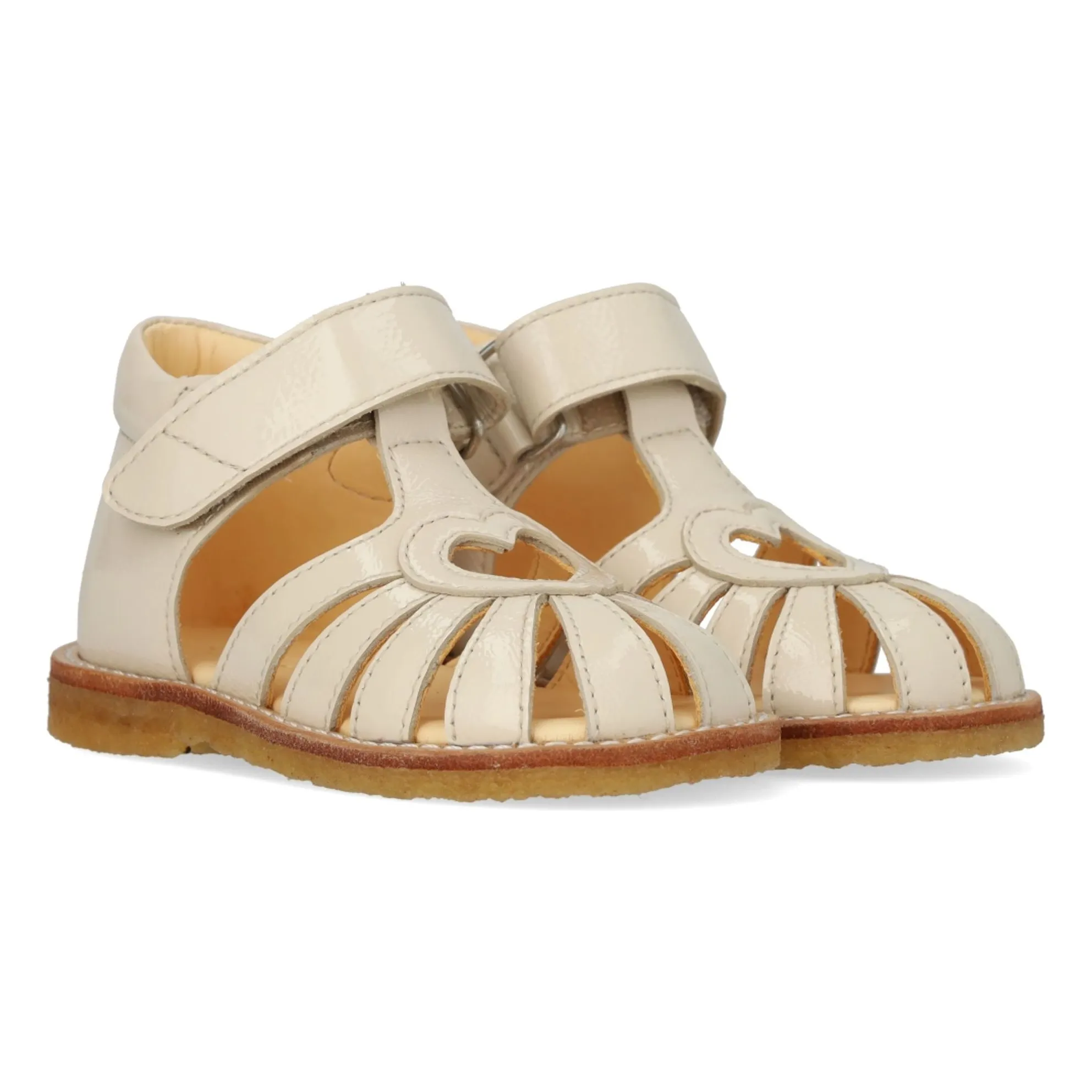 Sandales Cœur | Crème- Image produit n°1