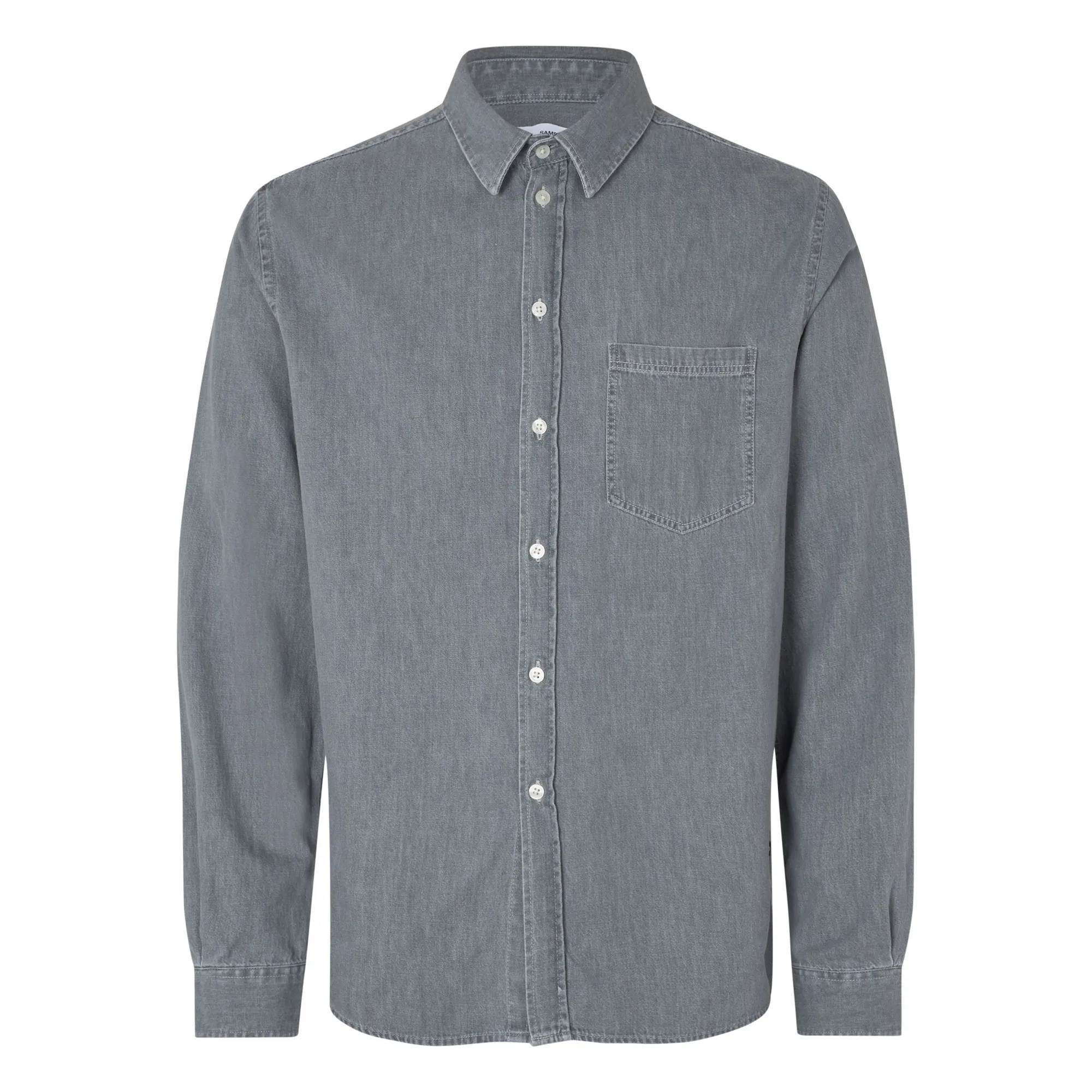 Samsoe Samsoe Light Blue Shirt Saryan P 15248 Organic Cotton