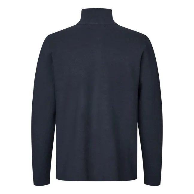 Gunan Half Zip Sweat  | Dark Blue