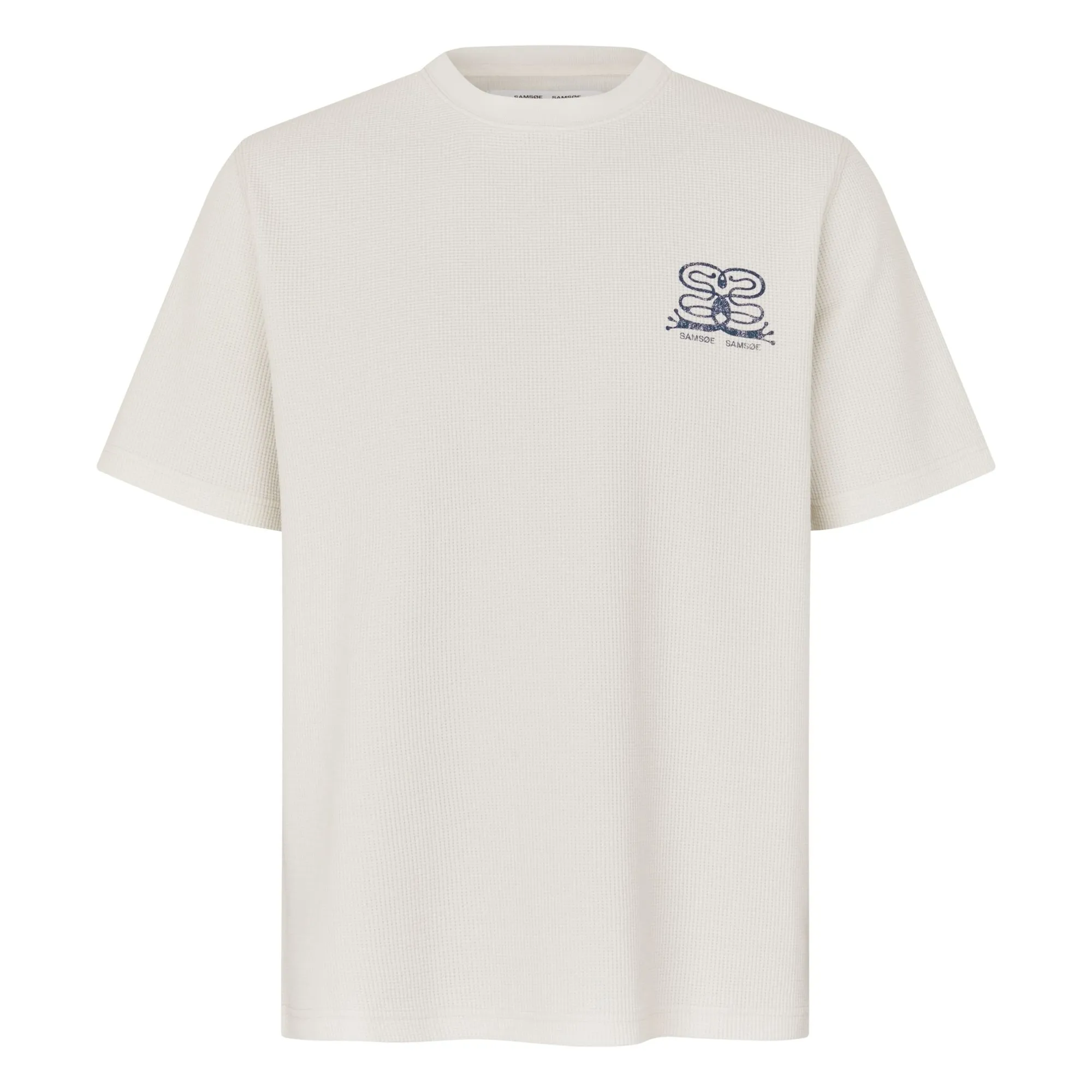 Samsoe Samsoe Cream Safellow Cotton T-Shirt