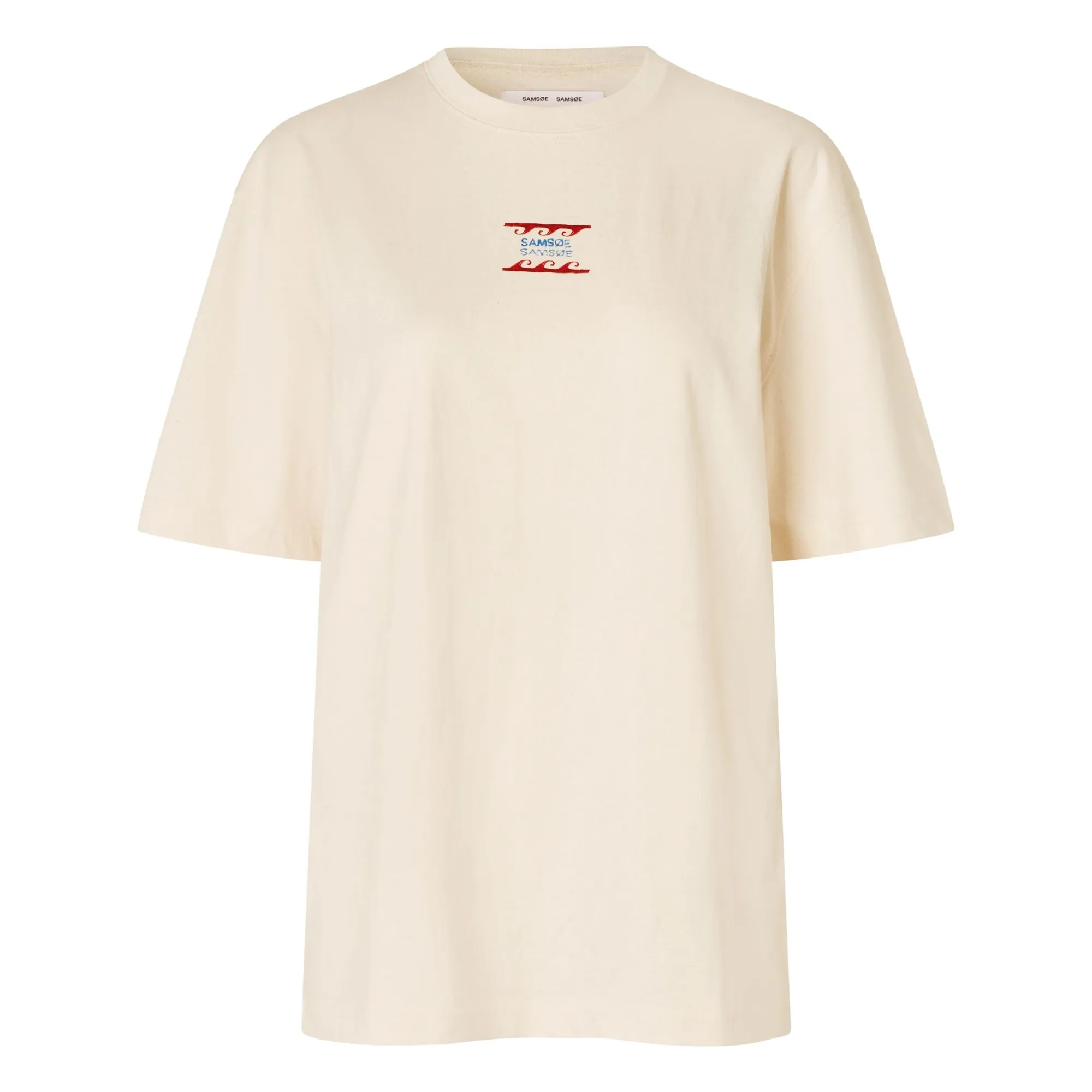 Samsoe Samsoe Off White Sagergei Cotton T-Shirt