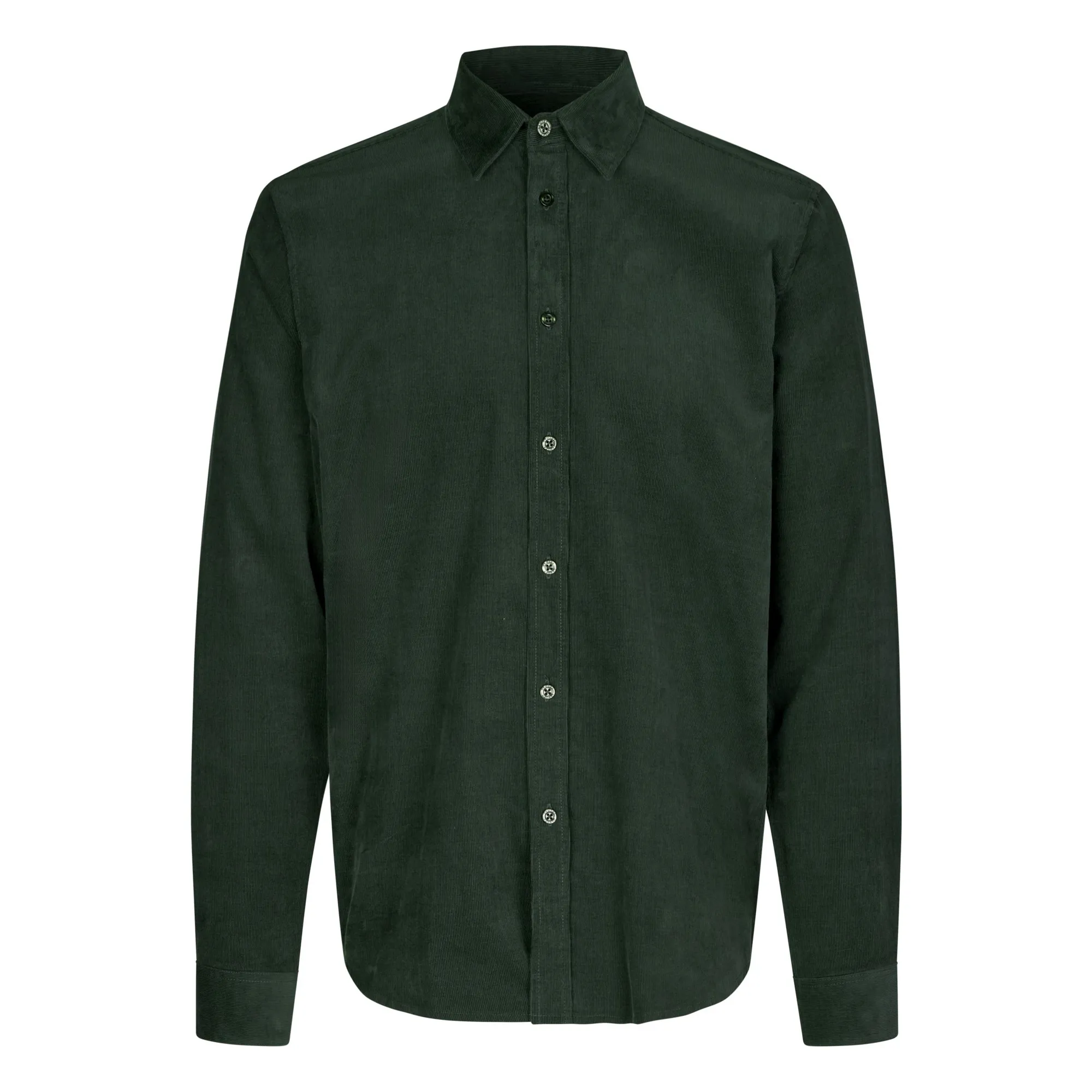 Samsoe Samsoe Dark Green Saliam Nx Organic Cotton Shirt