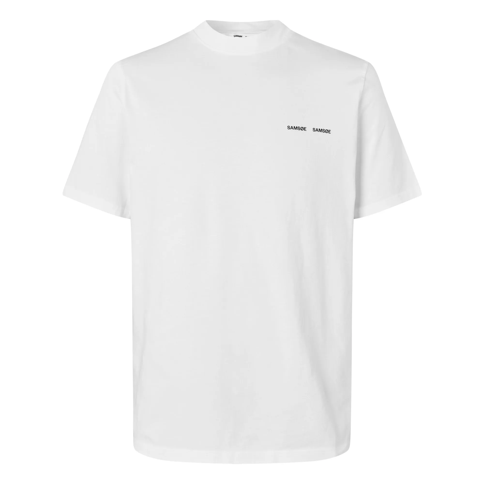 Samsoe Samsoe White Norsbro 6024 Organic Cotton T-Shirt