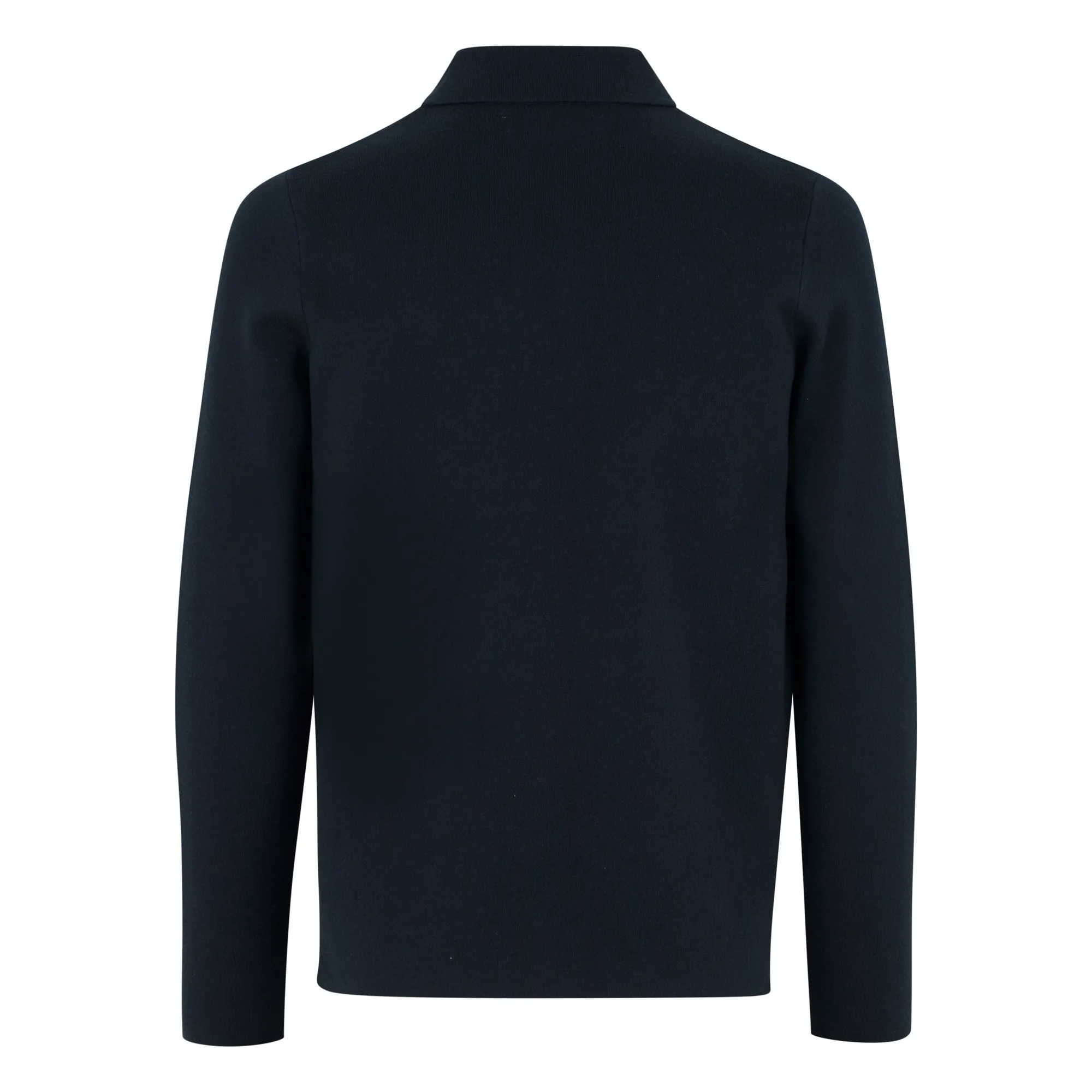 Cardigan Col Polo Guna | Bleu marine- Image produit n°1