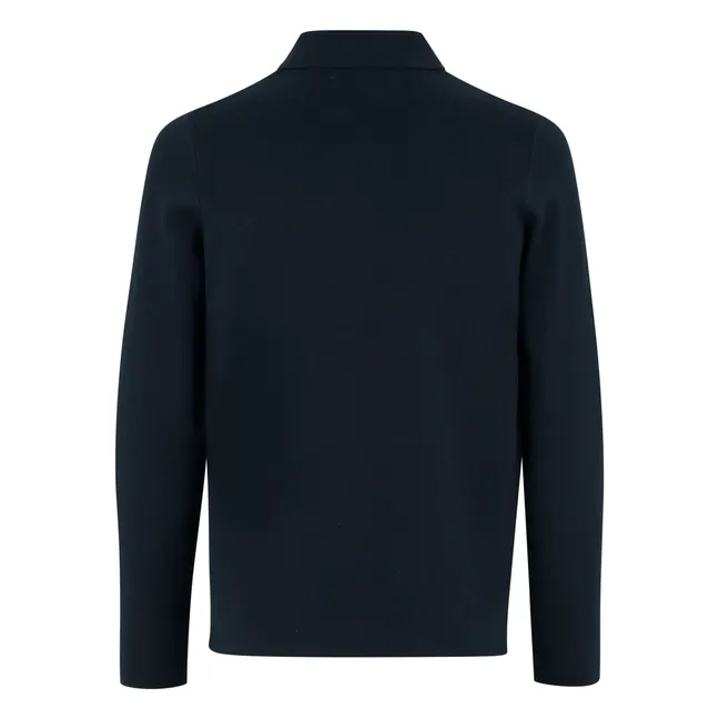 Cardigan Col Polo Guna | Bleu marine
