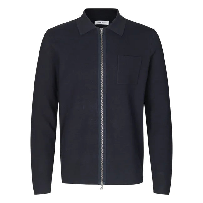 Cardigan Col Polo Guna | Noir