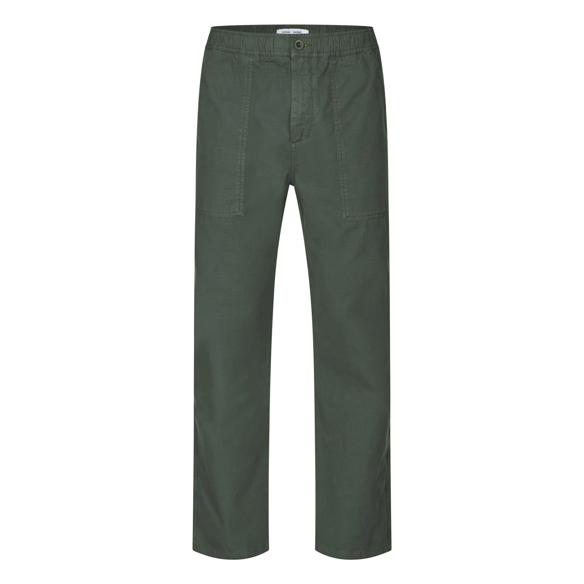 Samsoe Samsoe Dark Green Sajabri Pants 15840 Organic Cotton
