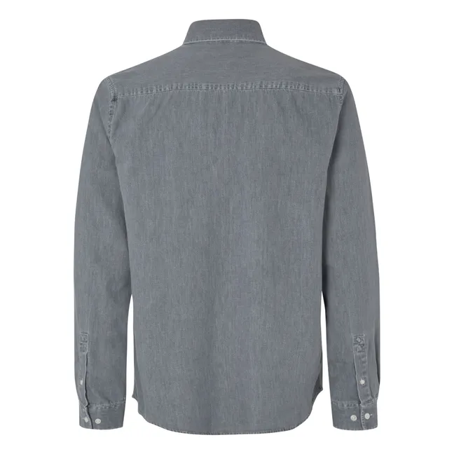 Saryan P 15248 Camisa de algodón orgánico | Azul Claro