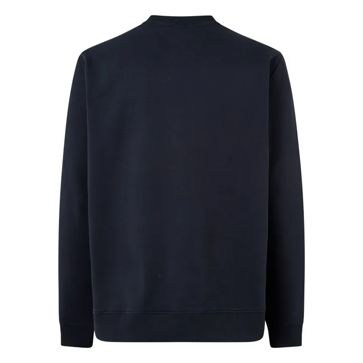 Norsbro organic cotton round-neck sweatshirt | Dark Blue- Product image n°3