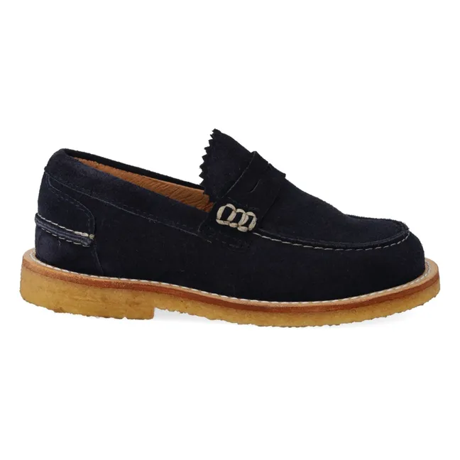 Mocasines de ante | Azul Marino