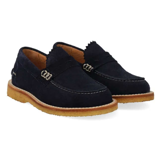 Mocasines de ante | Azul Marino