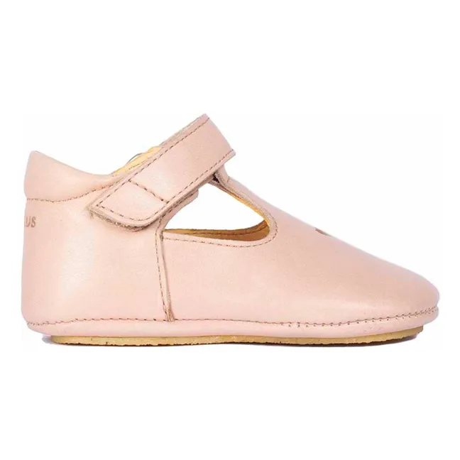 Leather slippers | Pale Pink