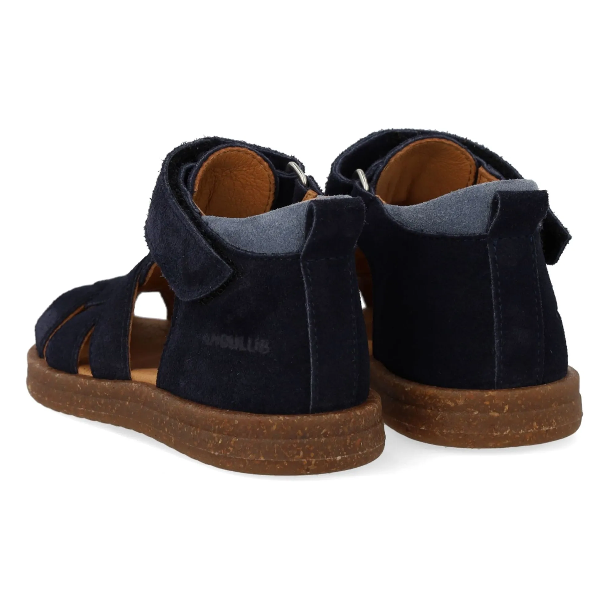Sandales Scratchs Pêcheur Daim | Bleu marine- Image produit n°2