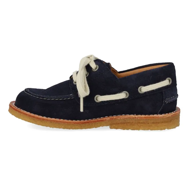 Chaussures Bateau Dock Daim | Bleu marine