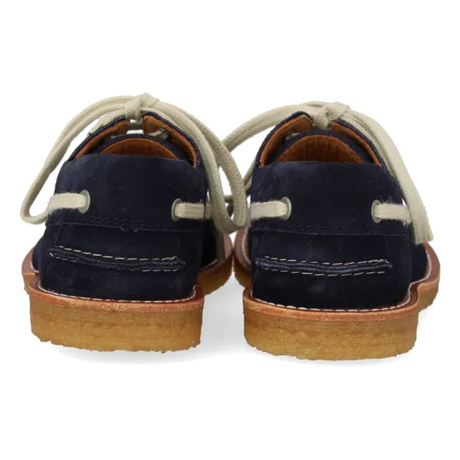 Chaussures Bateau Dock Daim | Bleu marine