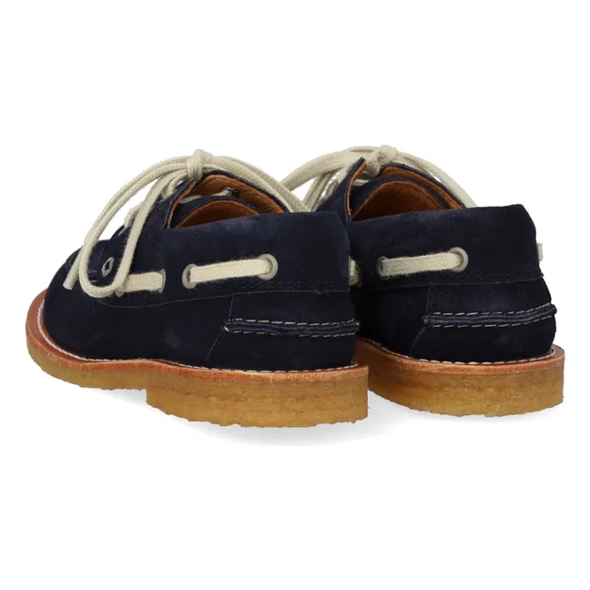 Chaussures Bateau Dock Daim | Bleu marine