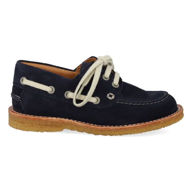 Chaussures Bateau Dock Daim | Bleu marine