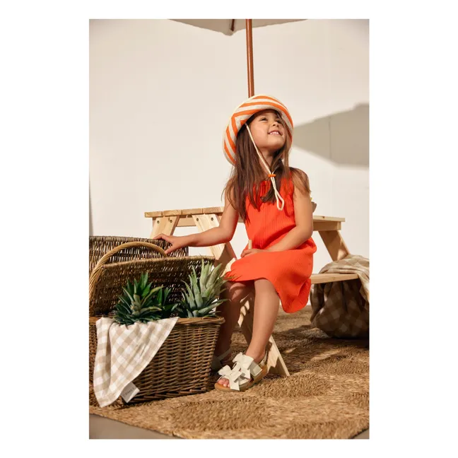 Sandalias anudadas | Crema