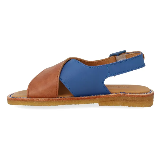 Sandalias de contraste | Azul Rey