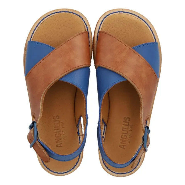 Sandalias de contraste | Azul Rey