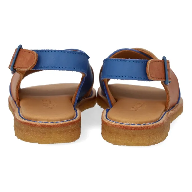 Sandales Contrastées | Bleu roi