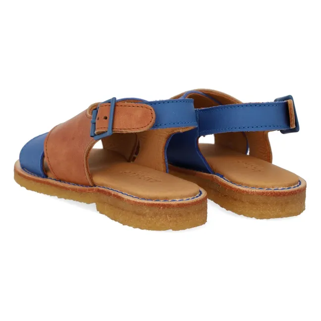 Contrast Sandals | Royal blue