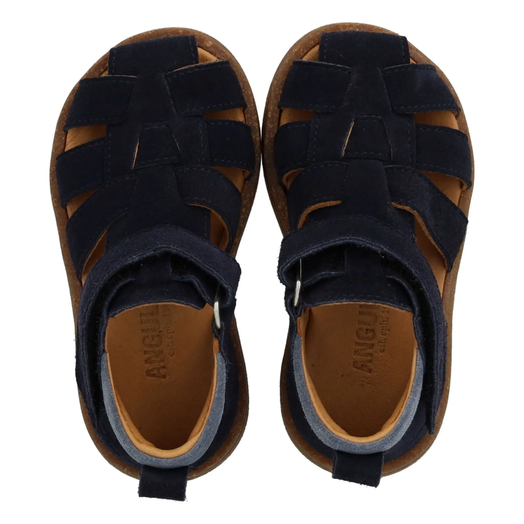 Sandales Scratchs Pêcheur Daim | Bleu marine- Image produit n°4