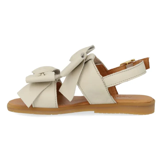 Sandalias anudadas | Crema