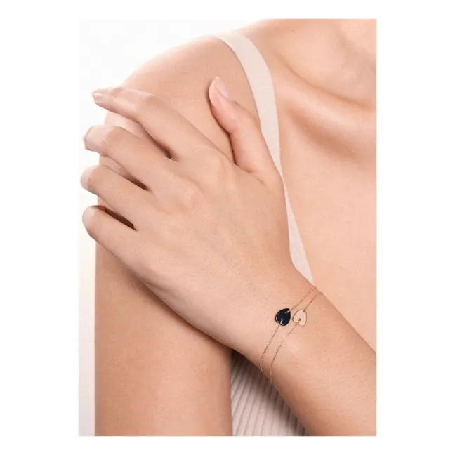 Pulsera Angele Mini Heart | Oro rosado