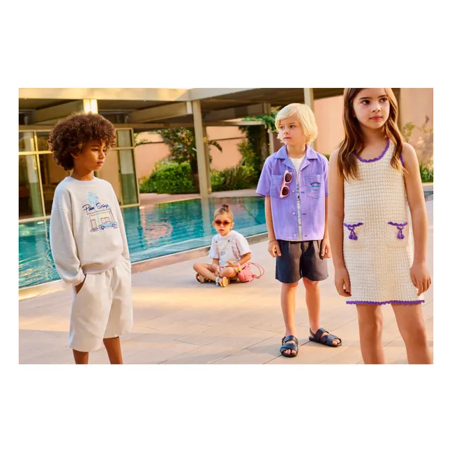 Elgar organic cotton shorts | Ecru