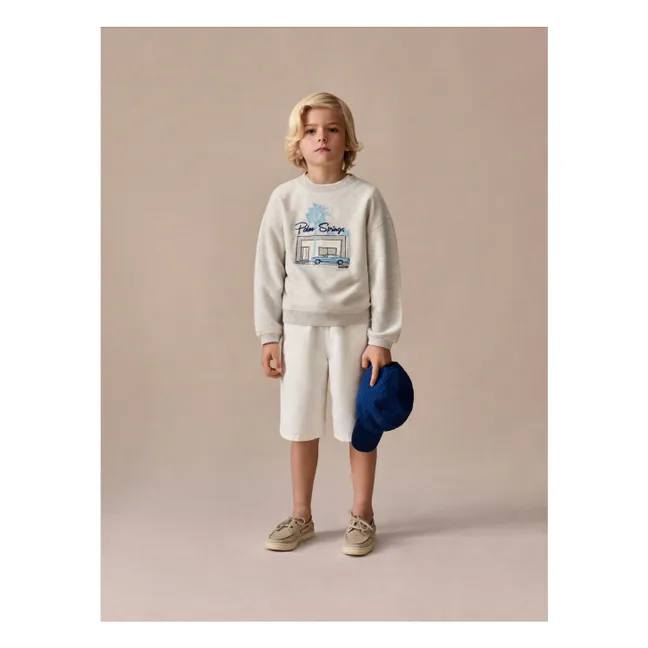 Elgar organic cotton shorts | Ecru