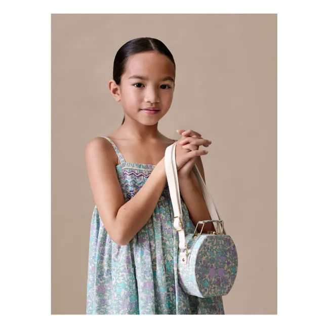 Vestido Liberty Passion de algodón orgánico | Verde agua