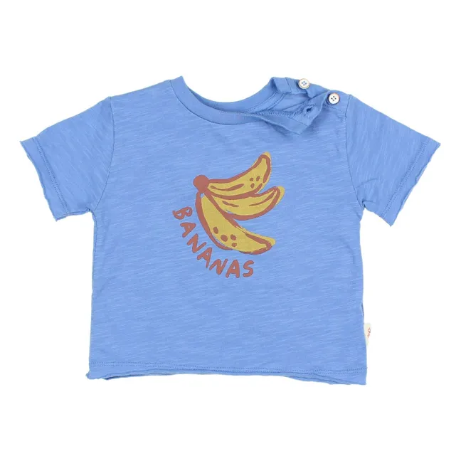 T-shirt Banane Coton Bio Bébé | Bleu indigo