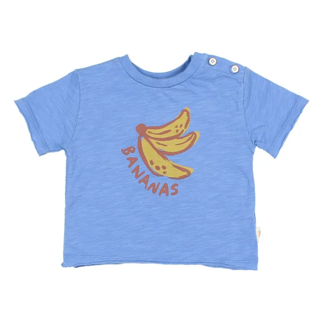 T-shirt Banane Coton Bio Bébé | Bleu indigo