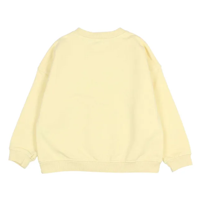 Sweat Happy Together Coton Bio | Jaune