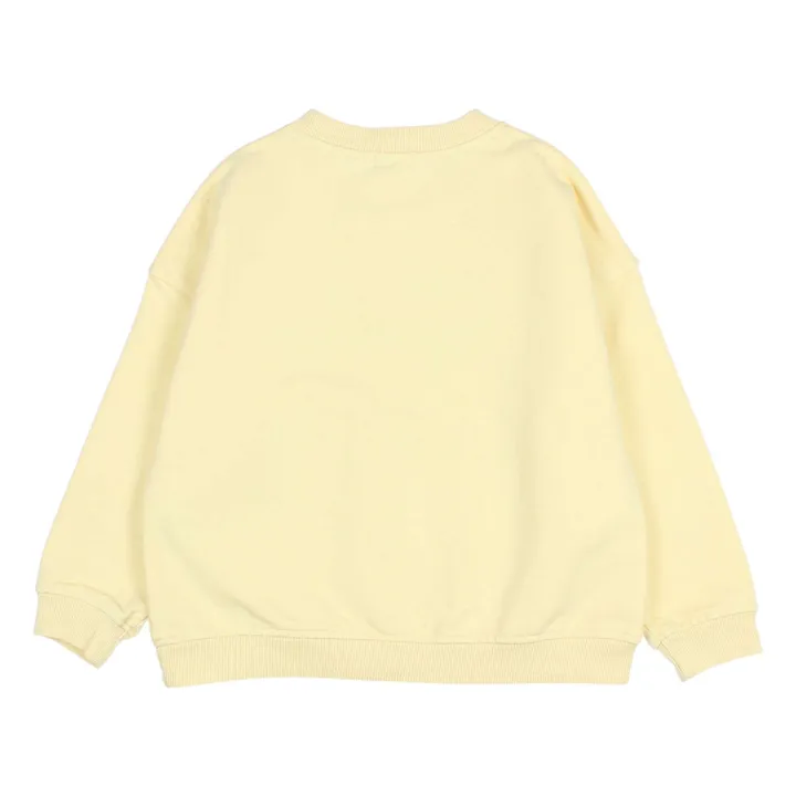 Happy Together organic cotton sweatshirt | Yellow- Product image n°1
