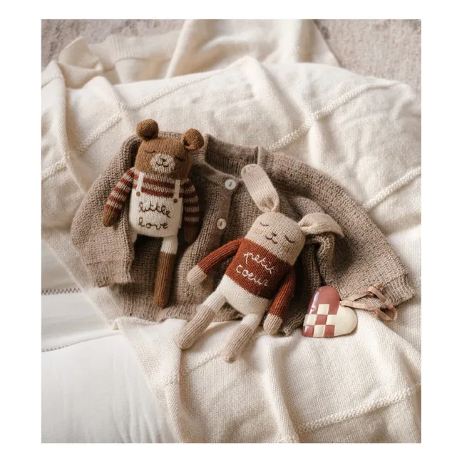 Rabbit Soft toy Little Heart | Beige