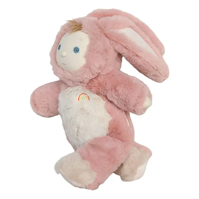 Acogedora muñeca conejo Dinkum Day | Rosa