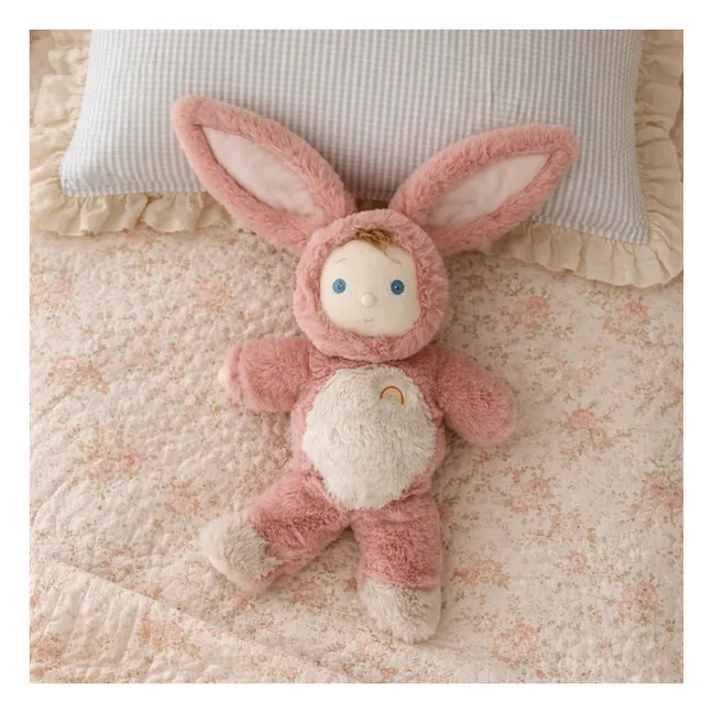 Acogedora muñeca conejo Dinkum Day | Rosa