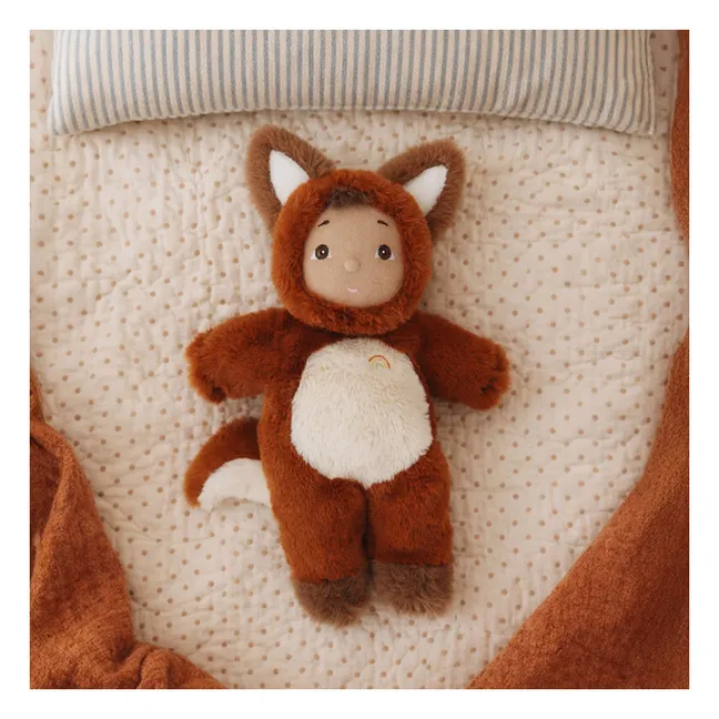 Acogedora muñeca Day Dinkum Fox | Marrón Rojizo