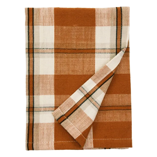Torchon tartan  | Citrouille