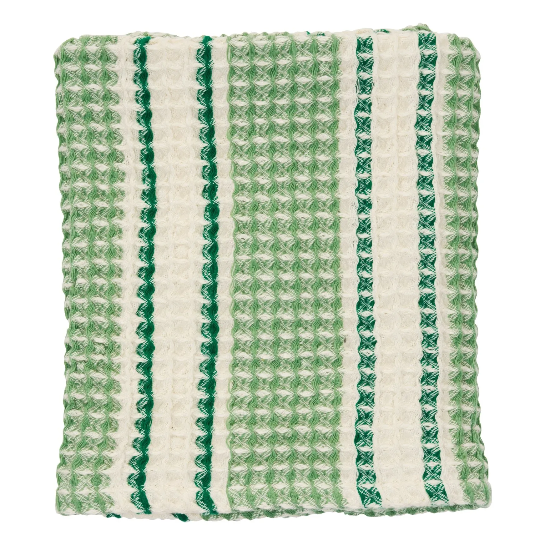 Serviette d'invité nid d'abeille | Vert- Image produit n°0