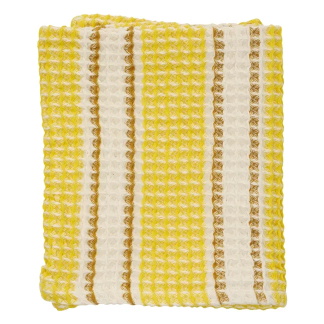 Toalla de invitados nido de abeja | Amarillo