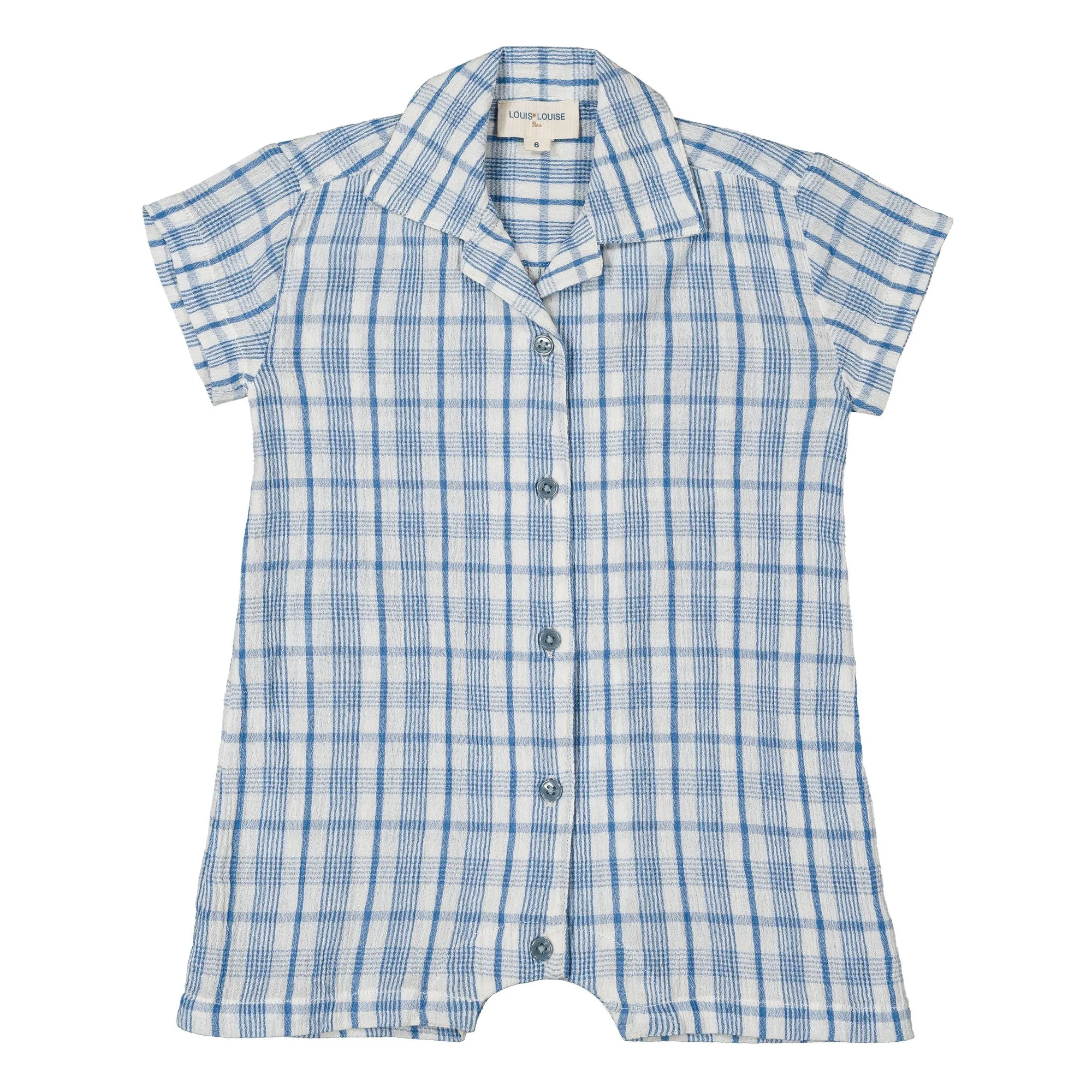 Louis Louise Blue Combishort Gaston Carreaux