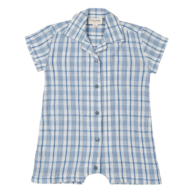 Combishort Gaston Carreaux | Bleu