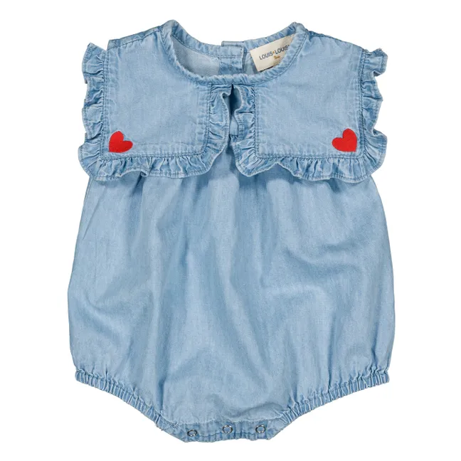 Pagliaccetto Celesta Chambray | Azzurro