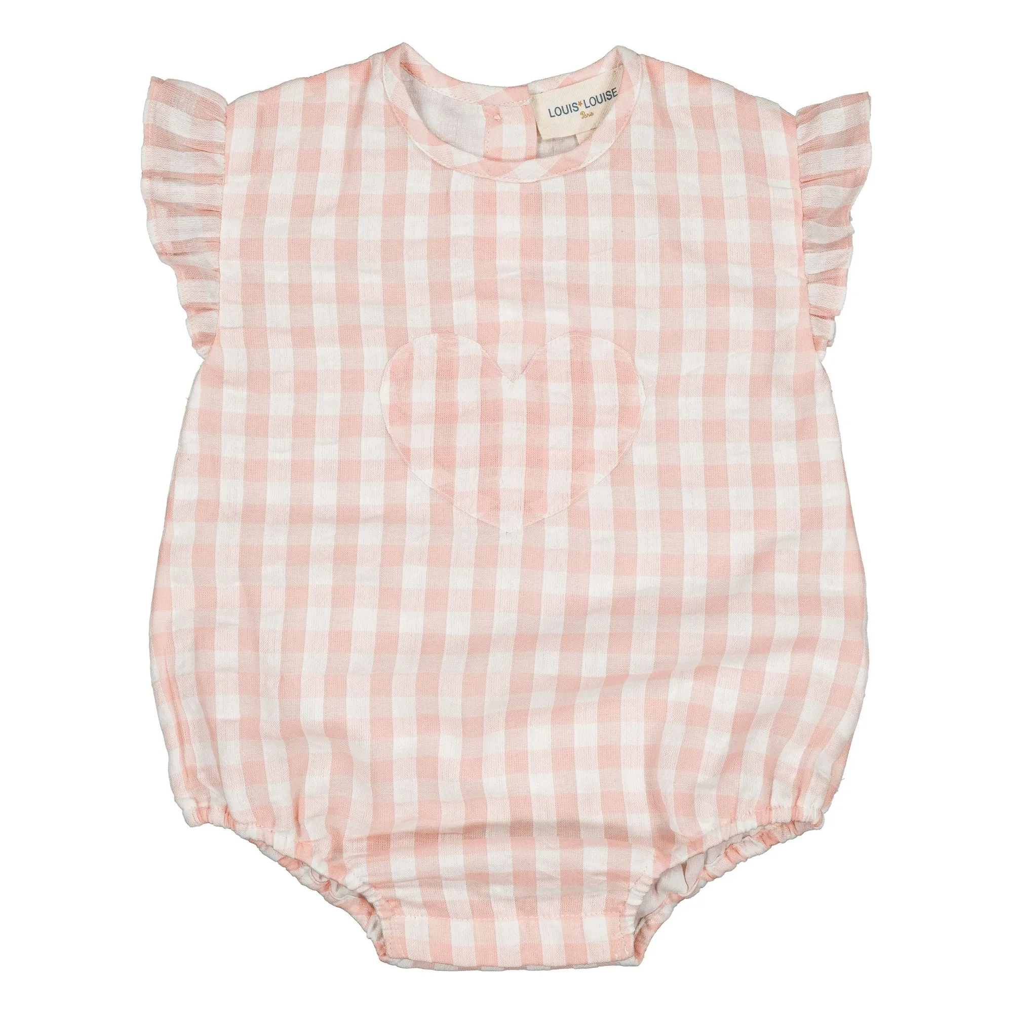 Louis Louise Pale Pink Billie Vichy Romper