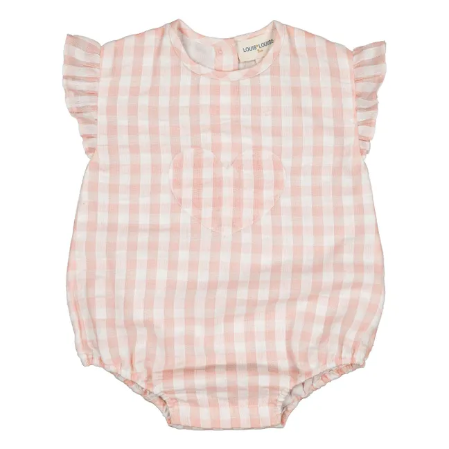 Pelele Billie Vichy | Rosa Pálido